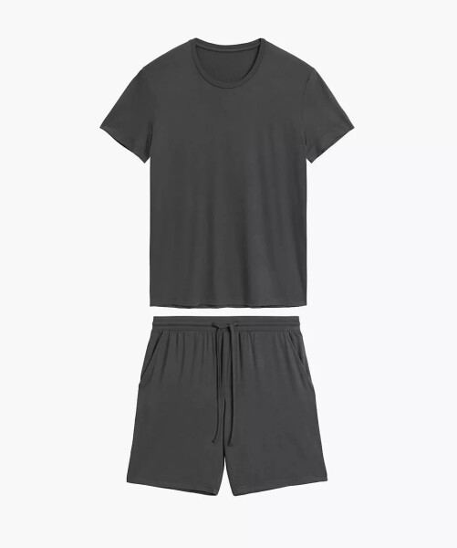 Atlantic BNMP-005 S-2XL pánske pyžamo džínová melanž XXL