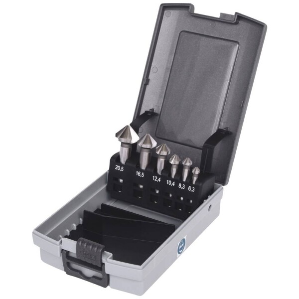 KS Tools 336.0446 3360446 sada kužeľových záhlbníkov oceľ 1 ks; 3360446