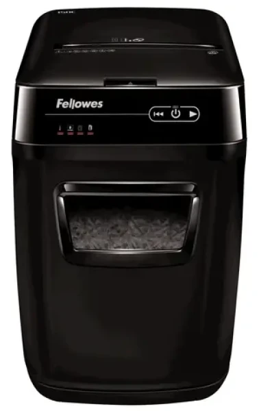 Fellowes AutoMax 150C / Skartovač / 150 listov / krížový rez 4×38 mm / P-4 / 32 l (FELSHAM150C)