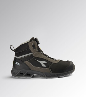 Bezpečnostná obuv Diadora SHARK STABLE IMP LEA Q MID S3S FO SR SC ESD Veľkosť topánky: 48, Čierna