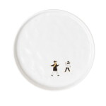 Räder Porcelánový tanier Snowball Fight 15 cm