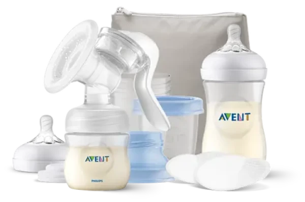 Philips AVENT SCF430/16 biela / Sada na dojčenie / manuálna odsávačka materského mlieka (AV-000656)