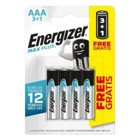 Energizer MAX Plus Batéria - Mikrotužka AAA 4 ks (3+1 zadarmo) (7638900423105)