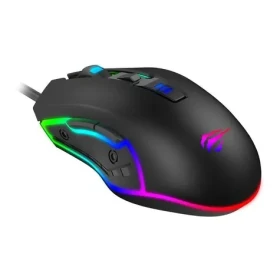 Havit GAMENOTE MS1018 čierna / herná myš / RGB / optická / 3000DPI / 7 tlačidiel / USB / 1.5 m (MS1018)