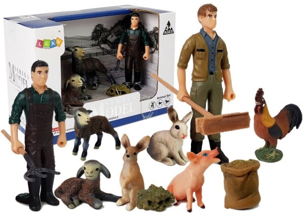 Mamido Sada Figuriniek Farma Domáce Zvieratá Roľník