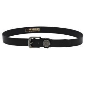 Bushman Kožený opasok Bottle Belt III, čierny 110
