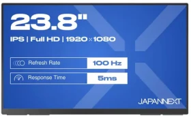 23,8" Japannext JN-MD-IPS238F-C6 čierna / Prenosný monitor / IPS / FHD 1920 x 1080 / 100Hz / FreeSync (JN-MD-IPS238F-C6)