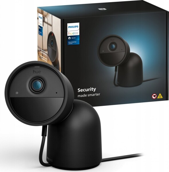 Philips Philips Hue | Secure Wired Desktop Camera | Bullet | IP65 | Black