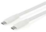 Nedis biela / Kábel USB-C / USB-C - USB-C / 240 W / 20 Gbps / 1 m (CCGB64810WT10)