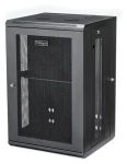 StarTech Nástenný rozvádzač 18U čierna / Nástenný rozvádzač / 19" / Šírka 610 mm / Hĺbka 551 mm / nosnosť 90 kg (RK1820WALHM)