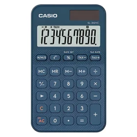 Casio SL 310 YC NY modrá / Kalkulačka / desaťmiestna / duálne napájanie (SL 310 YC NY)