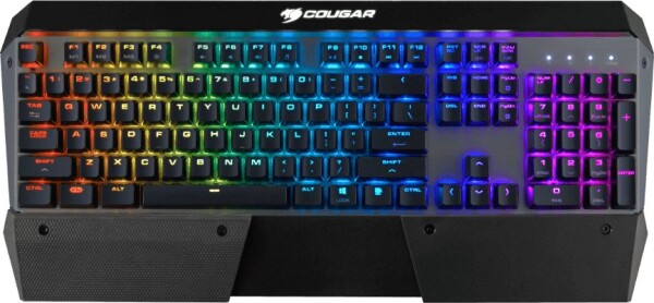 Cougar COUGAR Gaming Tastatur Attack X3 RGB Mech. Cherry MX silber