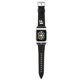 Karl Lagerfeld Karl Head PU Remienok pre Apple Watch 38 amp; 40mm čierna (3666339033712)