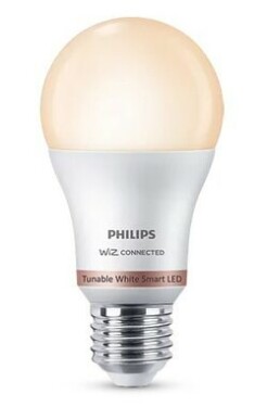 Philips SMART E27 A60 8W / múdra LED žiarovka / mliečne sklo / 806 lm / 2700 - 6500 k / stmievateľná (929002383521)