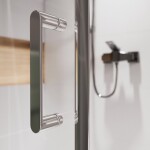 CERSANIT - SPRCHOVÝ KÚT OBDĹŽNIK 120x90X190 TRANSPARENT SKLO S154-004