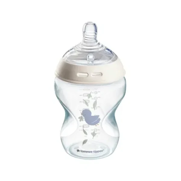 Tommee Tippee Dojčenská fľaša C2N potlač Girl 260ml / od 0 mesiacov (422502TT)