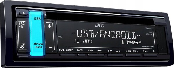 JVC JVC KD-T401 Juoda 200 W