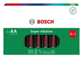 BOSCH LR6SA10B/00 Super Alkaline / Batéria / AA (LR6) / Alkalická / 1,5 V / 10 ks (444215,00)