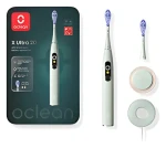 Oclean X Ultra 20 zelená / Sonická zubná kefka / AI hlasové vedenie / 84.000 kmitov / Bluetooth (6970810557114)