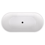 POLYSAN - AZRA voľne stojaca vaňa 170x80x58cm, biela 68631