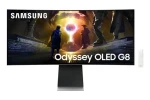 34" Samsung Odyssey OLED G8 S34DG850SU strieborná / OLED / 3440 x 1440 / 21:9 / 0,03 ms / 175 Hz / 250 cd / HDMI+DP+USB-C (LS34DG850SUXEN)