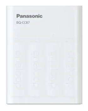 Panasonic Eneloop nabíjačka SMART BQCC87 + 4X AA 2000 mAh / Ni-MH / 4ks (K-KJ87MCD40USB)