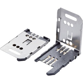 Molex Slot pre SIM kartu Počet pólov 6 Raster (rozteč): 2.54 mm 473882001 800 ks Tape on Full reel; 473882001
