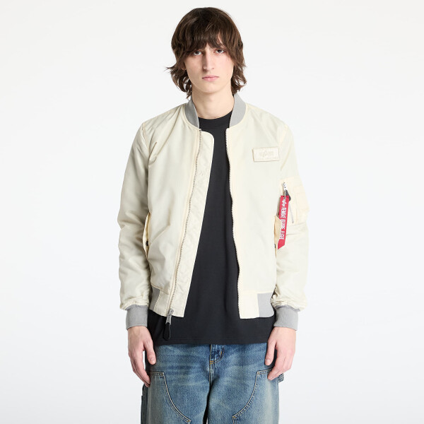 Bunda Alpha Industries MA-1 TTC Two Tone Contrast Vintage White L