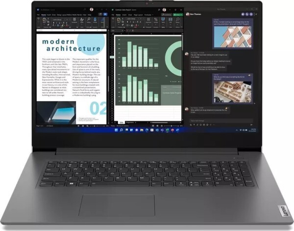 Lenovo LENOVO V17 G4, 17.3" FHD AG 300N, I5-13420H, 16GB, 256GB, INTEL IRIS XE, 2YCI+CO?, ENG