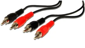 PremiumCord Kábel 2x CINCH-2x CINCH / Prepojovací audio kábel / M/M / 3 m (kjackcmm2-3)
