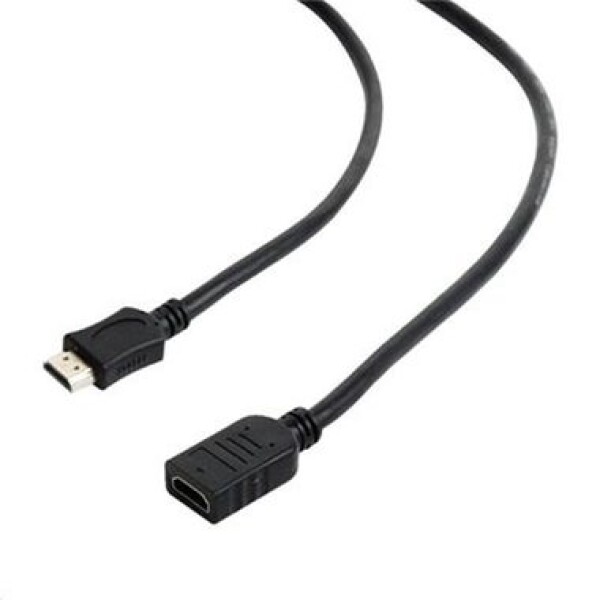 Gembird C-tech Kábel HDMI-HDMI 1.4 M/F 1.8m čierny tienený pozlátené kontakty