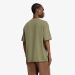 Tričko adidas Trefoil Essentials Washed Loose Dropped Shoulder T-Shirt Olive Strata XXL