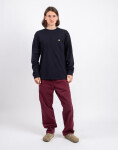 Carhartt WIP L/S Chase T-Shirt Dark Navy/Gold L
