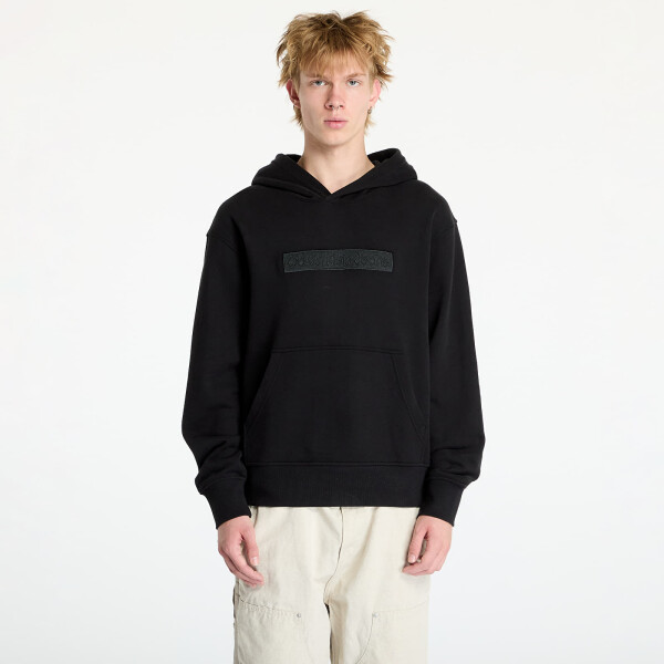 Mikina Calvin Klein Jeans Embroidered Box Hoodie Black XL