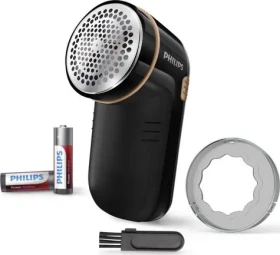 Philips GC026/80 čierna / Odžmolkovač / 2x AA batérie (11289)