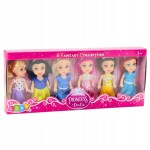 Mamido Sada bábik princezien 6ks 11 cm