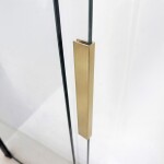 REA - Vaňová zástena posuvná Dario Brush Gold 80 REA-W7882