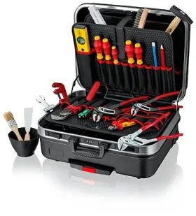 Knipex Big Basic Move Sanitär tool case 002106HKS / veľká súprava náradia pre inštalatéra / 31ks (00 21 06 HKS)