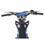 Mamido Detská benzínová motorka RamiGO ULTRA 66 125CC modrá
