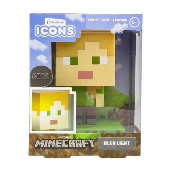 Paladone Lampa Alex Icon Light Minecraft