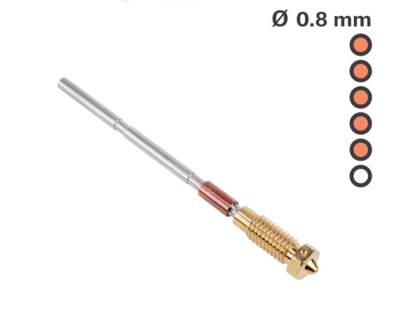 Prusa Nextruder tryska Brass 0,8 mm