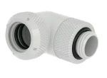 Barrow G1/4 (M) šróbenie pre 14mm pevnú trubicu - 90 ° koleno biela (TWT90KND-K14 w)