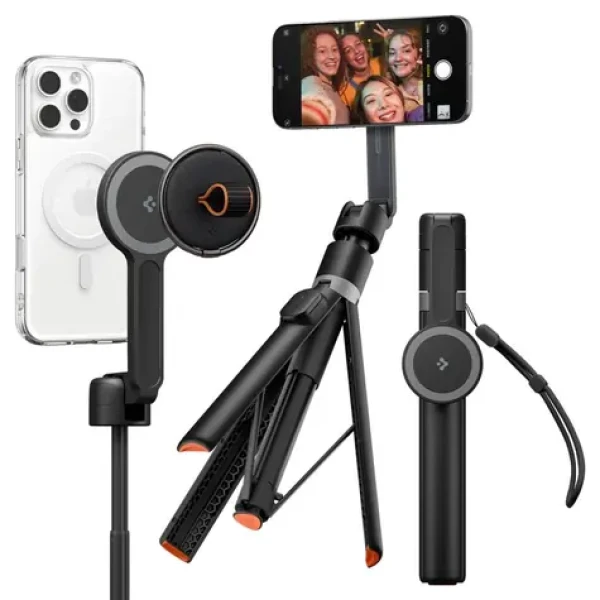 Spigen Selfie Stick MagSafe+ Tripod čierna (AMP09534)