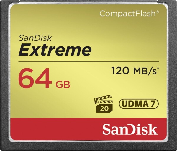 SanDisk Extreme Compact Flash 64 GB (SDCFXSB-064G-G46)