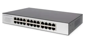 Digitus / Switch / 24 portov / 10/100 Mbit/s / Unmanaged / Do racku (DN-60021-2)
