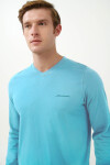 Vamp - Pyžamo s geometrickou potlačou 21681 - Vamp blue maui 5XL