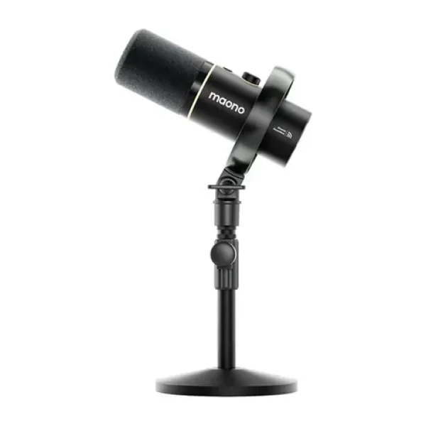 Maono PD200W čierna / Dynamický mikrofón / XRL / USB-C / 50 - 16000 Hz / RGB (PD200W)
