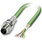 Bus system flat-type plug SACCEC-M12MSB-5CON-M16/2,0-900 1529726 Phoenix Contact; 1529726