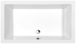 POLYSAN - DEEP hlboká sprchová vanička, obdĺžnik 130x75x26cm, biela 72942