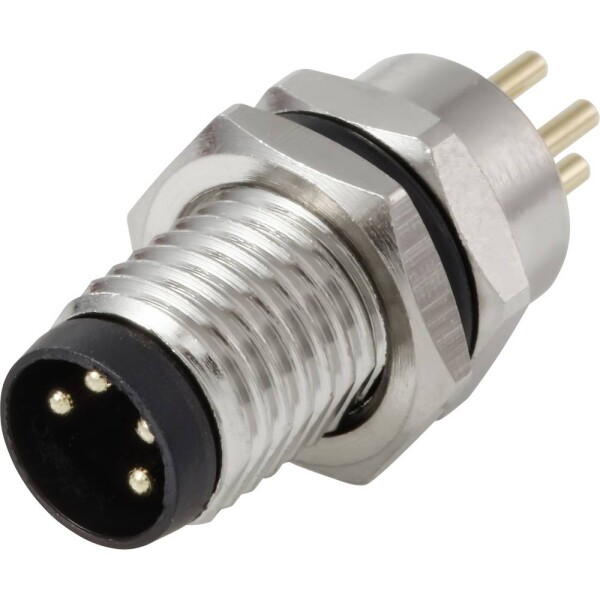 TRU COMPONENTS Vestavná zástrčka pre čidlo/aktuátor, TC-13751924, piny: 4, 1 ks; TC-13751924